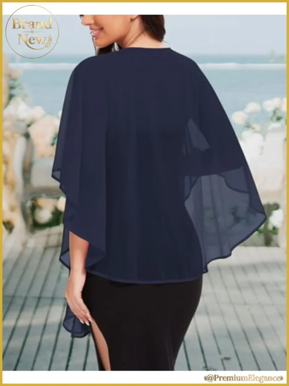Womens Chiffon Shawl Wrap Evening Dress Scarf Sheer Cover Up